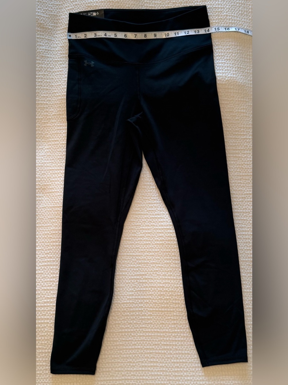 NWT Under Armour Black Leggings | High Rise | Performance | Size = Large Tall - Picture 5 of 8